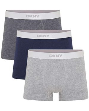 DKNY 3 Pack Lawrence Modal Trunks - White