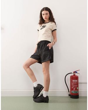 Nike Street Satin Shorts - White