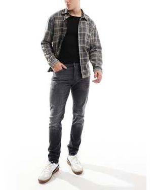 G-Star – 3301 – schmal geschnittene jeans - Schwarz