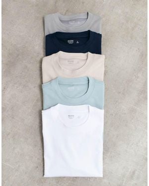 Hollister 5 Pack Everyday T-shirts - Blue