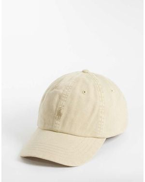 Polo Ralph Lauren Icon Logo Baseball Cap - Natural