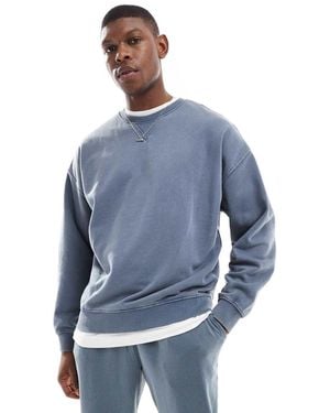 New Look Washed Sweatshirt Co-ord - Blue