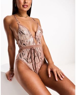 Ann Summers Coast Swimsuit - Brown