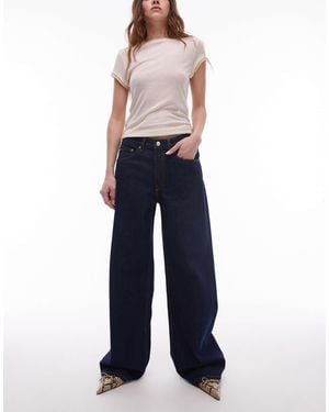 ARKET Cloud Low Rise Baggy Wide Leg Jeans - Blue