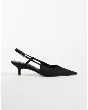 ASOS Skippy Kitten Heel Shoes - White