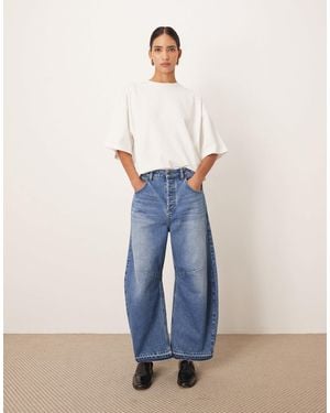 ARRANGE Sydney Released Hem Cropped Jean - Blue