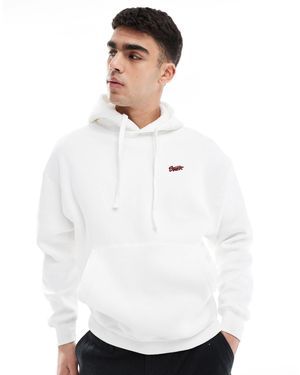 Pull&Bear Stwd Hoodie - White