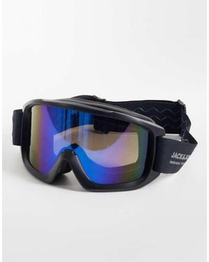 Jack & Jones Occhiali Da Sci Con Lente Con Protezione Uv Neri - Blu
