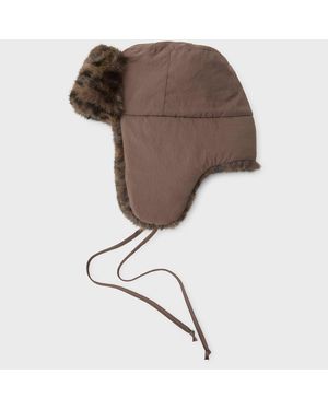 Stradivarius Wendbare fliegermütze - Natur