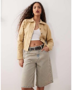 Motel Calva Boxy Jacket - Natural