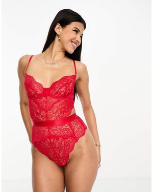 Ann Summers Hold Me Tight Lace Underwired Bodysuit