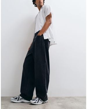 ASOS – baggy-jeans - Weiß