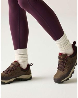 Regatta Blake Low Waterproof Walking Shoes - Purple