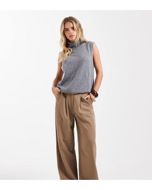 Miss Selfridge Tailored Wide Leg Trouser - Green