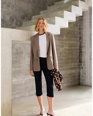 Pull&Bear Basic Blazer - Natural