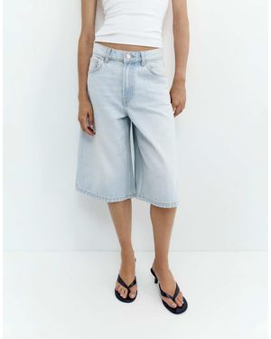 Pull&Bear – jorts - Blau