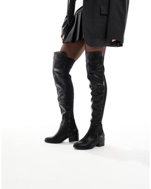 SEQWL Bellini Riding Over The Knee Boots - Black