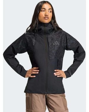 adidas Originals Terrex Xperior 2.5 Layer Hybrid Primeknit Climaproof Jacket - Black