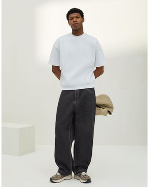 Bershka Super baggy Jeans - White