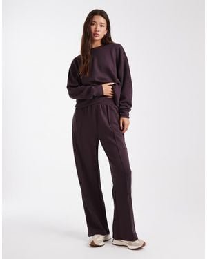 New Look Premium Wide Leg joggers - Red