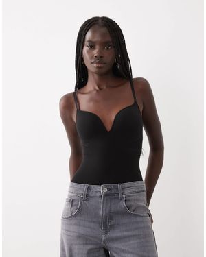 New Look Nahtloser shaping-push-up-body - Schwarz