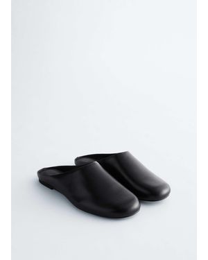 & Other Stories Leather Mule - White
