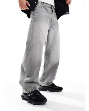 Bershka Skater Fit Jeans - Grey