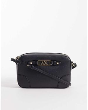 ARMANI EXCHANGE Polly Logo Crossbody Bag - Blue