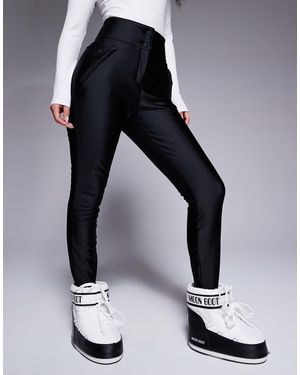 ASOS 4505 Ski & Snow 4505 Hourglass Ski Soft Shell Water Repellent Skinny Ski Trousers - Black