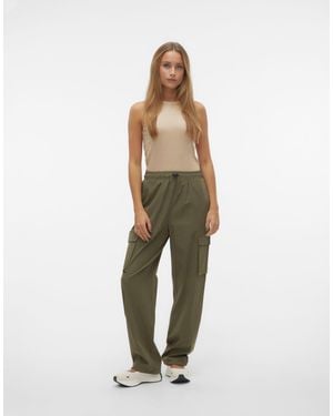Vero Moda – cargo-hose - Grün