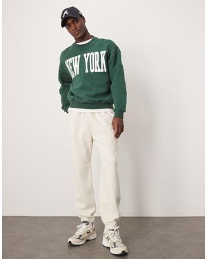 Abercrombie & Fitch Cuffed Essential joggers - Green