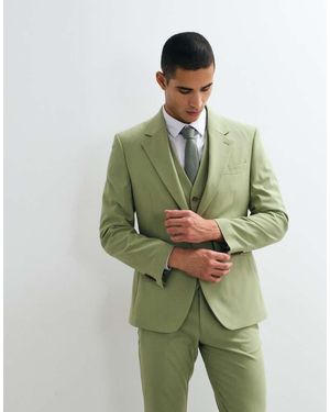ASOS Slim Suit Blazer - Green