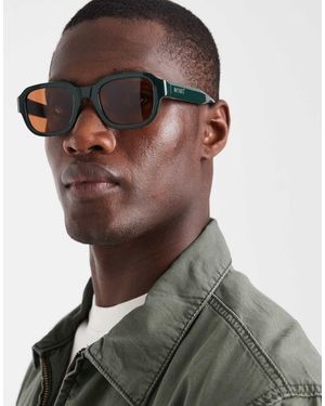 Levi's Sunglasses Levi's Square Sunglasses With Lenses - Green