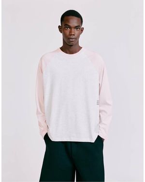 Pull&Bear Raglan Sleeve T-Shirt - White