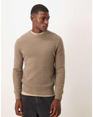 Mango Oversized Knit Jumper - Natural