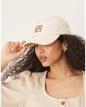Gina Tricot Cappellino Con Ricamo - Neutro