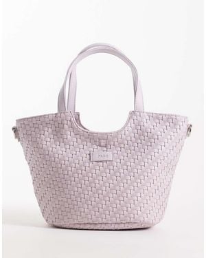 PASQ Borsa Piccola Con Scollo Rotondo E Tracolla Color Lavanda Pallido - Rosa