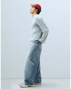 Bershka Super baggy Jeans - Blue