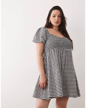 Esmee Curve Mini Beach Dress - Gray