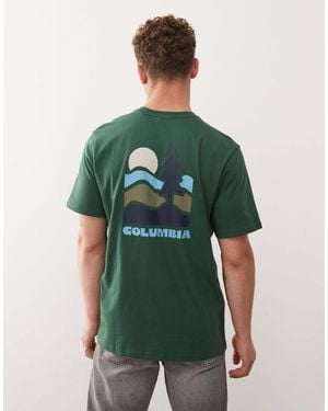 Columbia – explorers canyon – t-shirt - Grün
