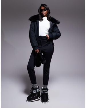 ASOS 4505 Ski & Snow Asos 4505 Ski Soft Shell Water Repellent Skinny Ski Trousers - Black