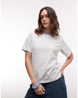 Noisy May Oversized Boxy Fit T-shirt - White