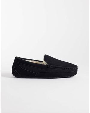 ASOS Moccasin Slippers - Black