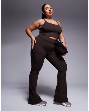 4505 Curve – icon – weiche, ausgestellte yoga-leggings - Schwarz