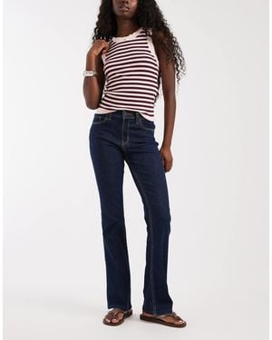 Hollister Front Seam Detail Bootcut Jeans - Blue