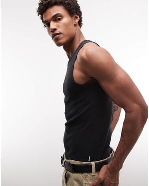 BLKVIS Script Logo Vest - Black