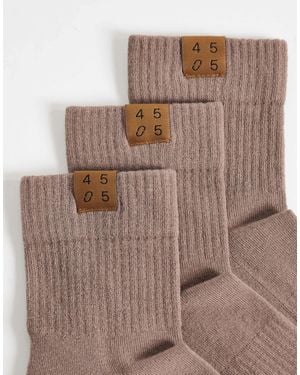 4505 – 3er-pack studio-socken - Weiß