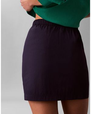 Calvin Klein – minirock aus nylon - Blau