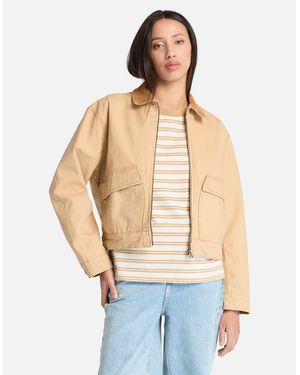 Timberland Chaqueta Lavado De Lona Strafford De -Marrón - Azul