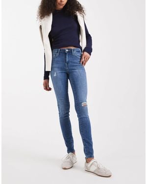 ONLY Push Up Skinny Jeans - Blue